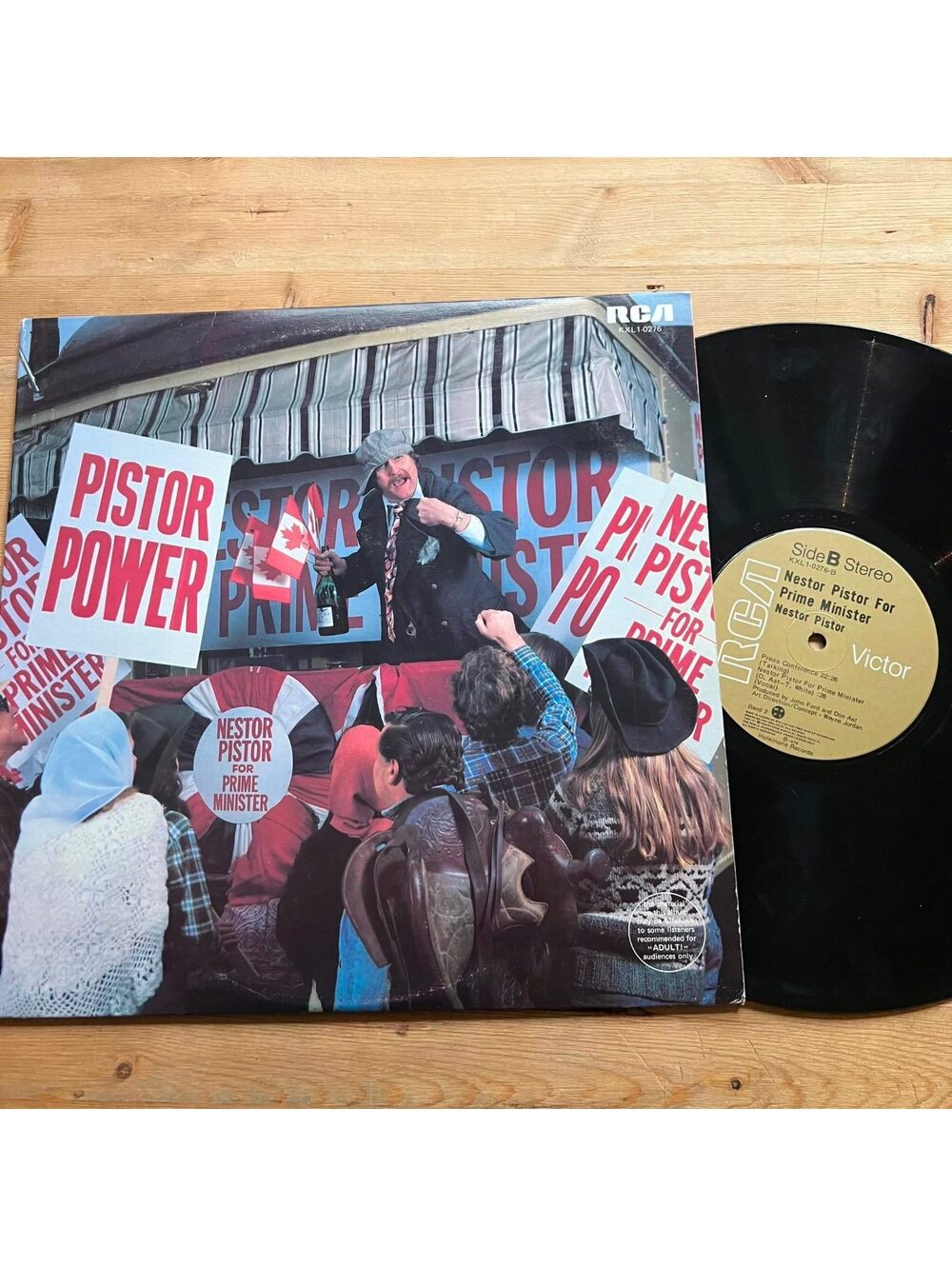 Nestor Pistor - Nestor Pistor for Prime Minister 33rpm VG+ VR22